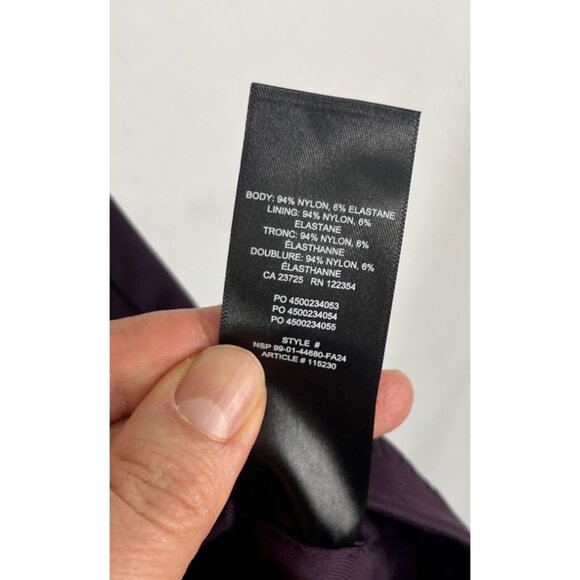 Aritzia Contour Purple Twist-Front Tank Top Womens Size L - Picture 6 of 11